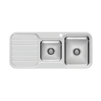 1000 1-3/4 R/H Bowl Sink W/-Drainer 1TH Stainless Steel