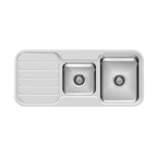 1000 1-3/4 Bowl Sink W/-Drainer NTH Stainless Steel
