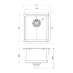 2000 Single Bowl Sink Stainless Steel