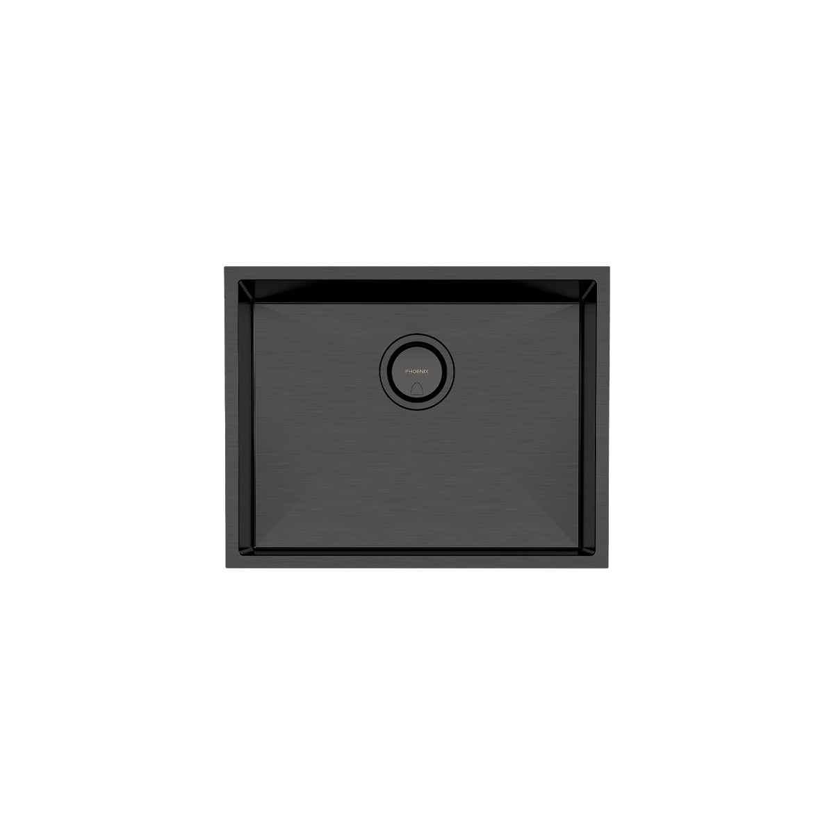 4000 Large Single Bowl Sink Brushed Black
