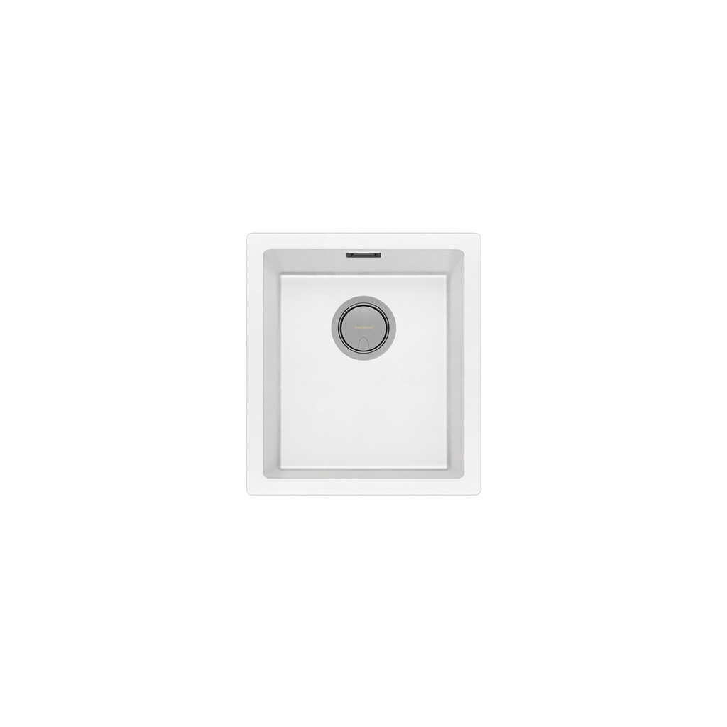 5000 Single Bowl Sink  Matte White Granite