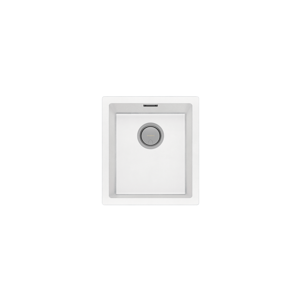 5000 Single Bowl Sink  Matte White Granite
