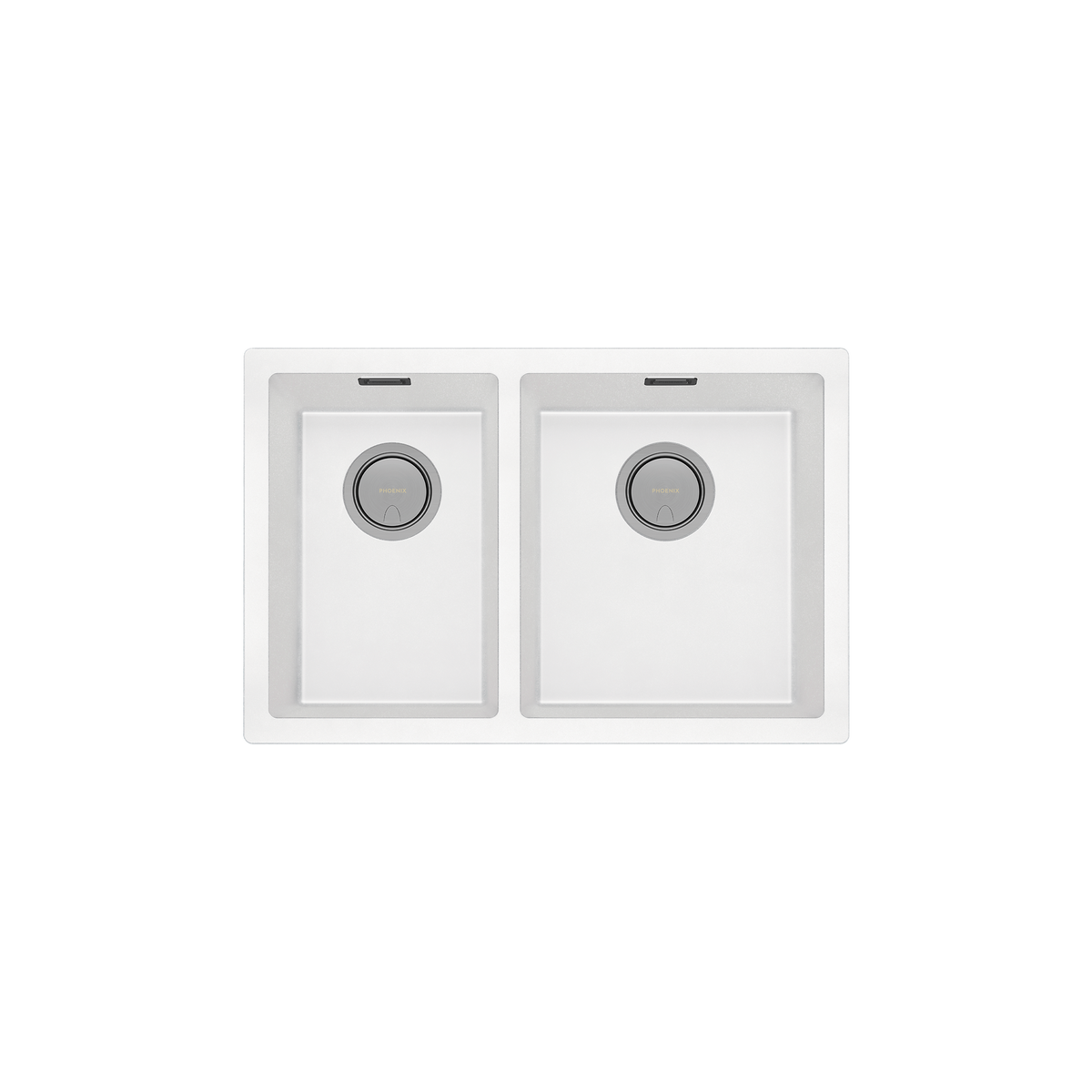 5000 1-3/4 R/H Bowl Sink Matte White Granite