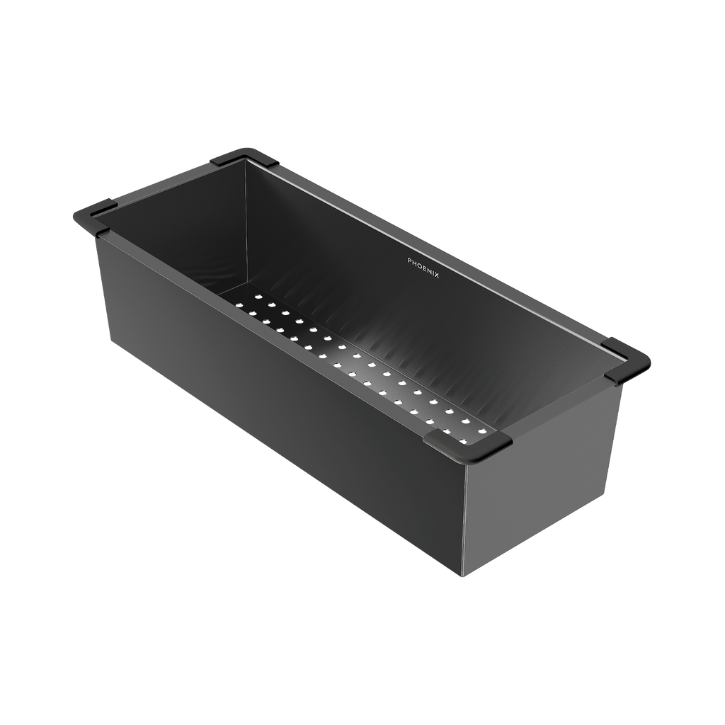 Stainless Steel Colander Brushed Black