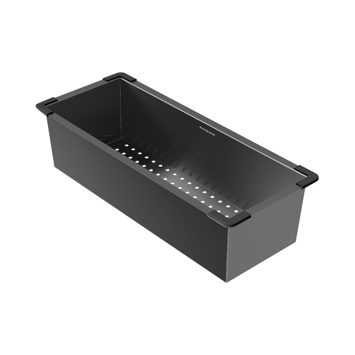 Stainless Steel Colander Brushed Black