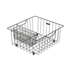 Wire Basket Brushed Black