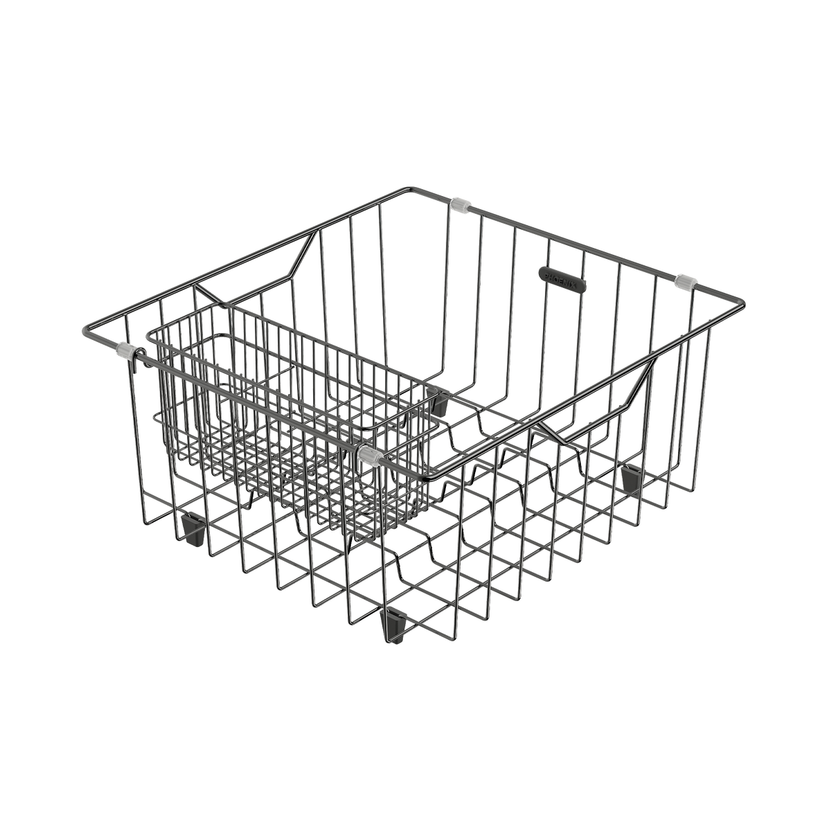 Wire Basket Brushed Black