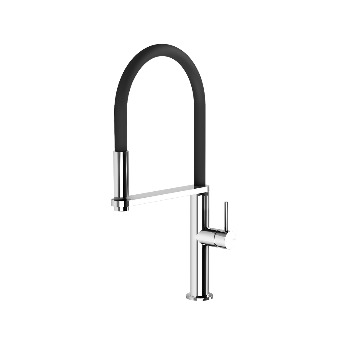 Flexible Hose Sink Mixer 210 Round Chrome