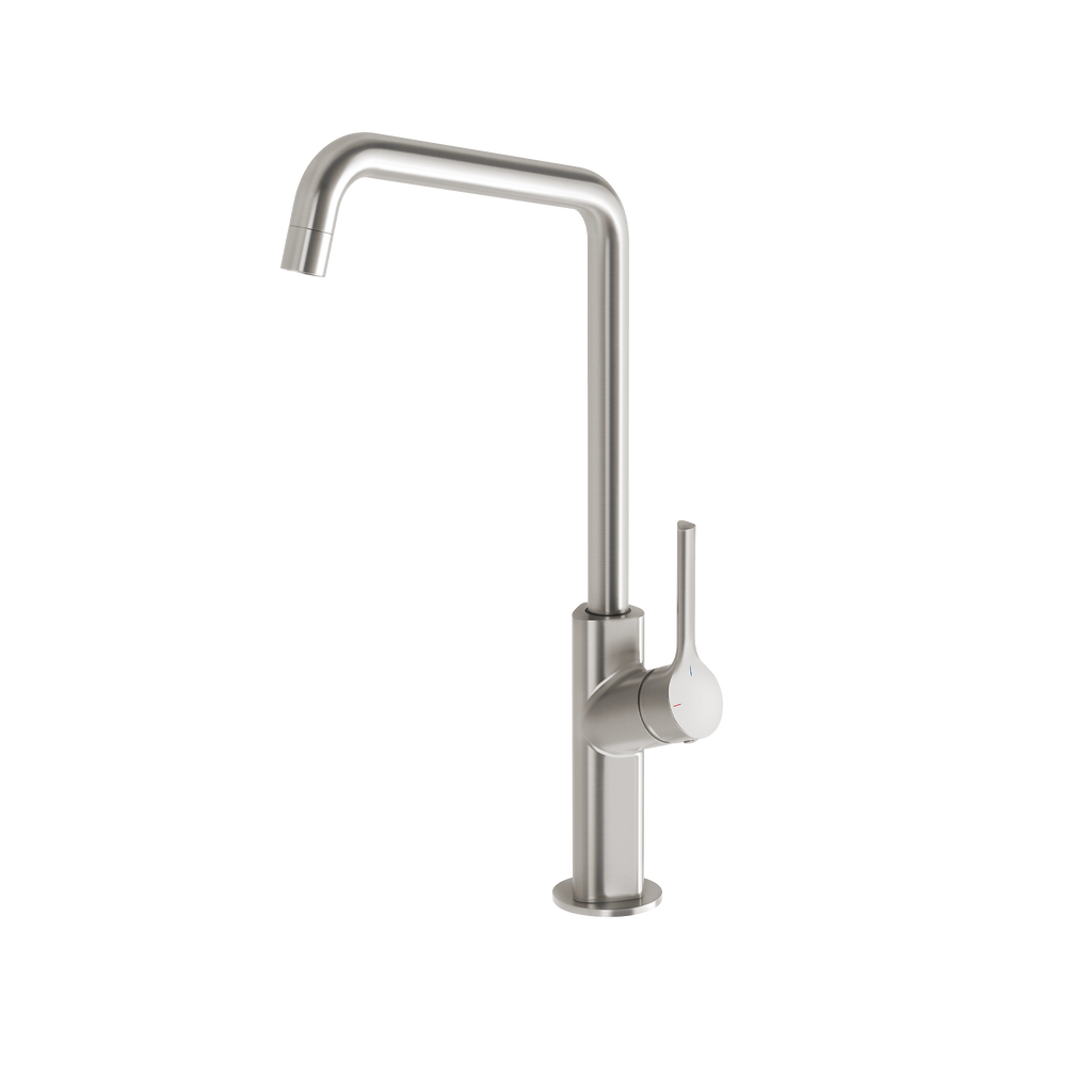 Sink Mixer 200 Squareline Brushed Nickel
