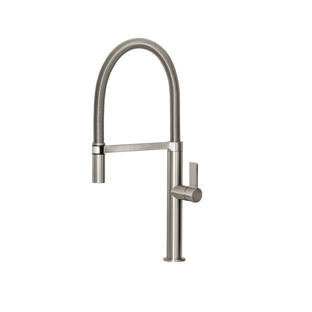 Flexible Coil Sink Mixer 220 Brushed Nickel