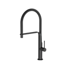 Flexible Hose Sink Mixer 200 Matte Black