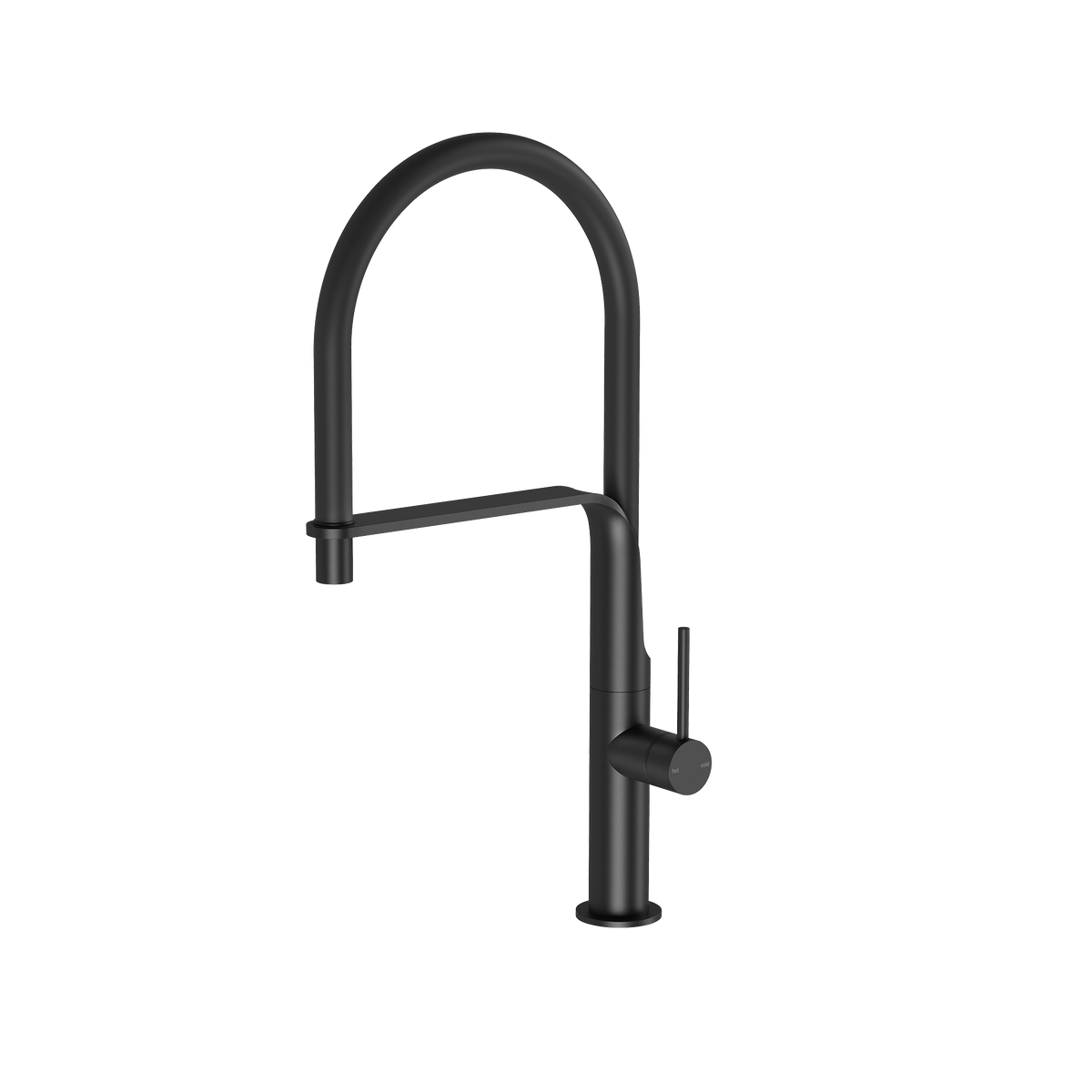Flexible Hose Sink Mixer 200 Matte Black