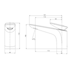 Basin Mixer Matte White