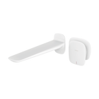 Wall Basin/Bath Mixer Set 200 Matte White