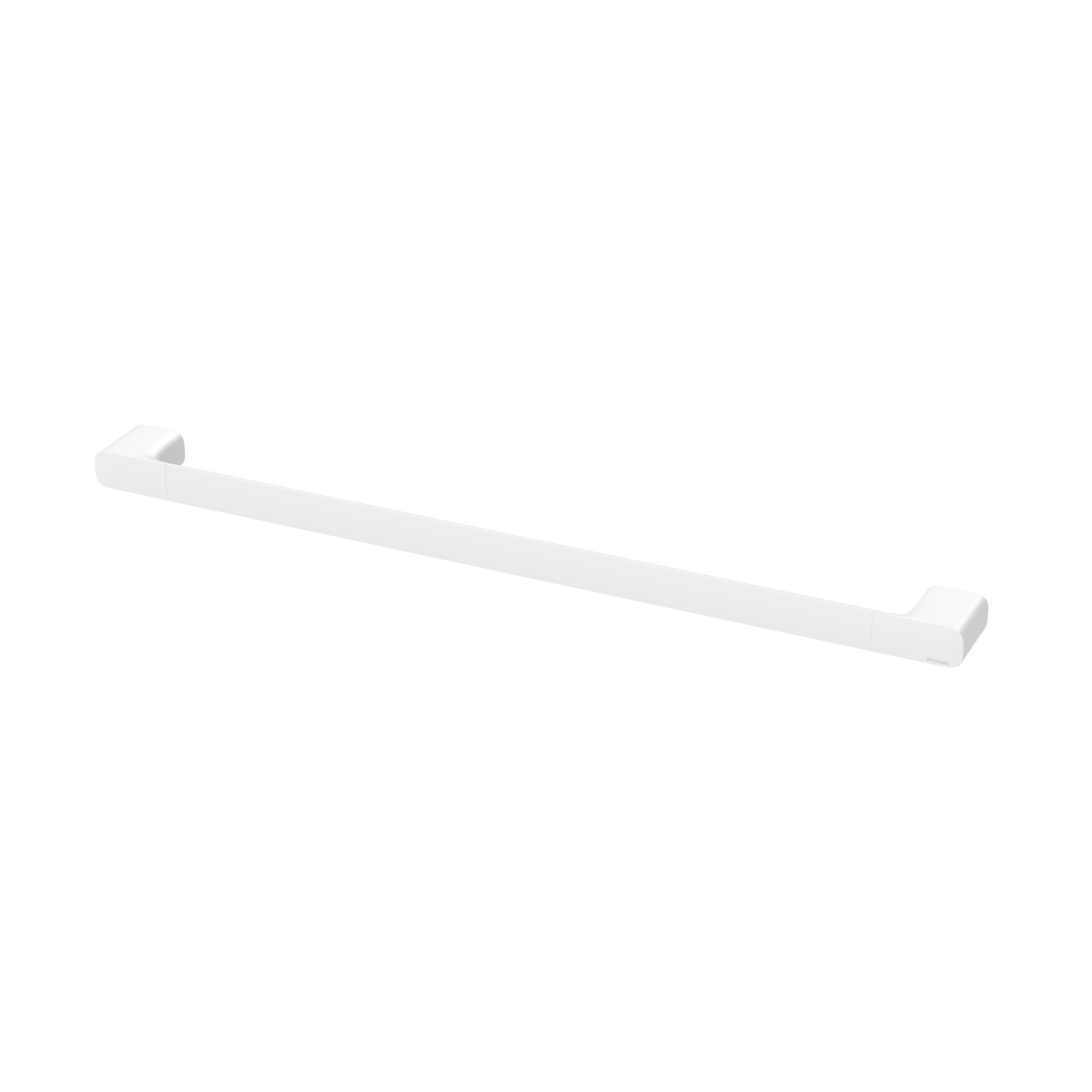 Single Towel Rail 600 Matte White