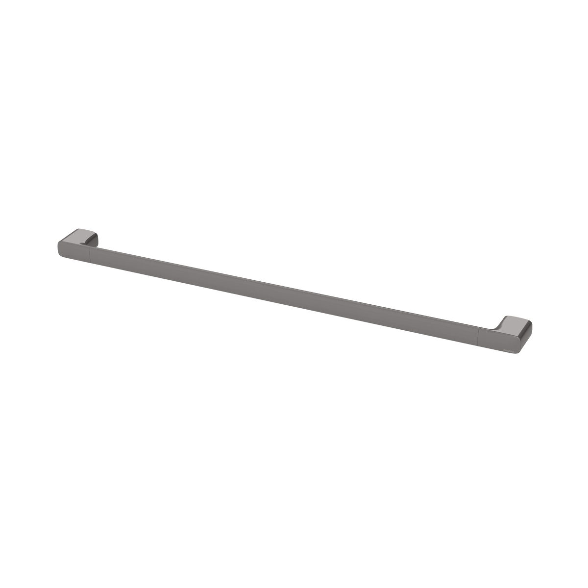 Single Towel Rail 800 Brushed Carbon
