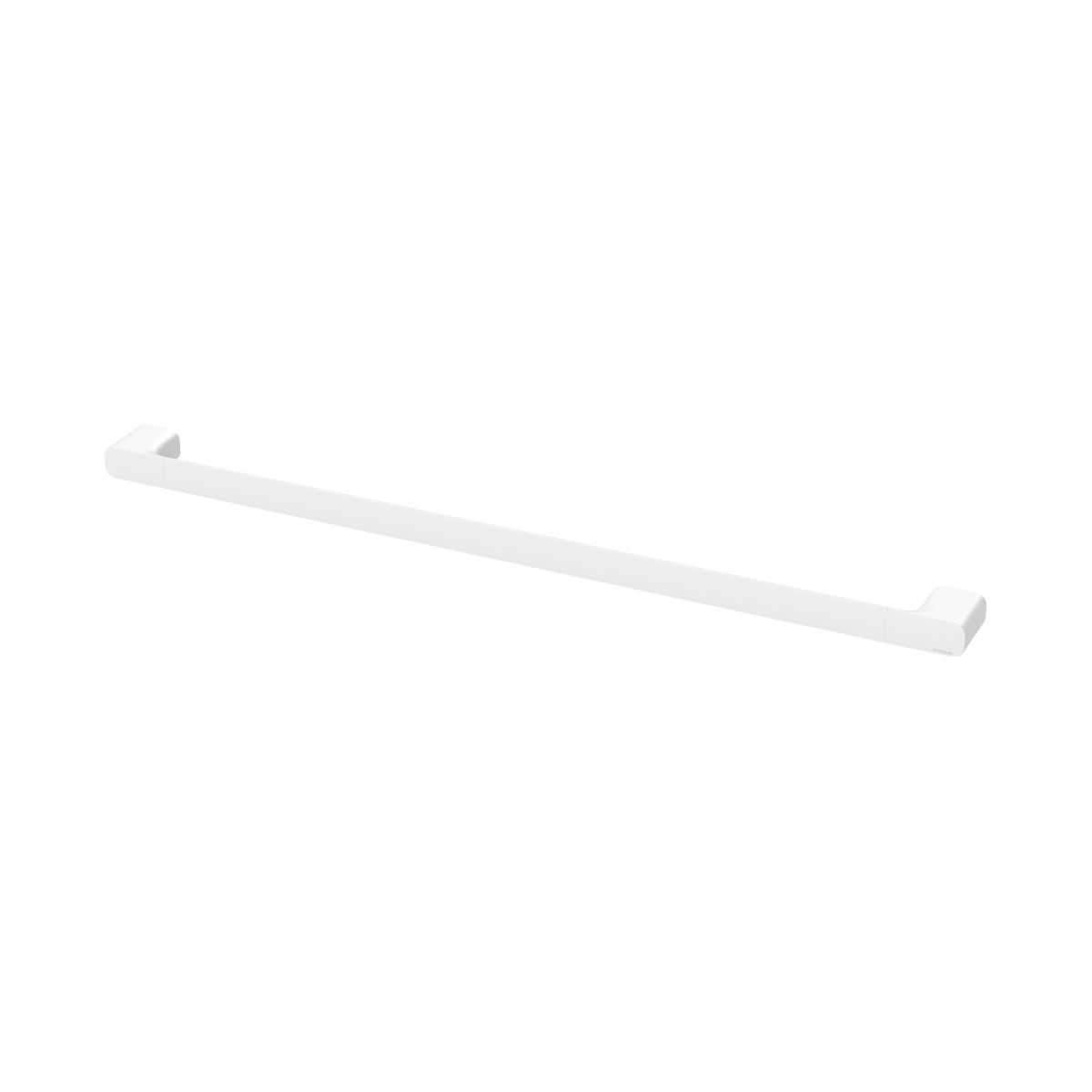 Single Towel Rail 800 Matte White