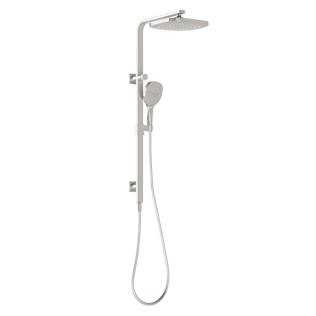 Twin Shower Brushed Nickel