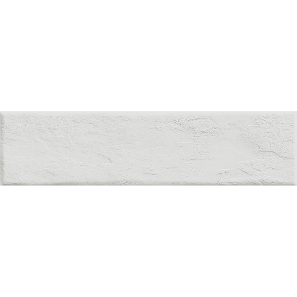 Static White Structured Satin Tile