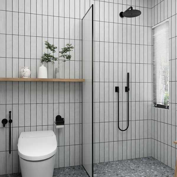 Ice Structured Satin Tile - lifestyle view