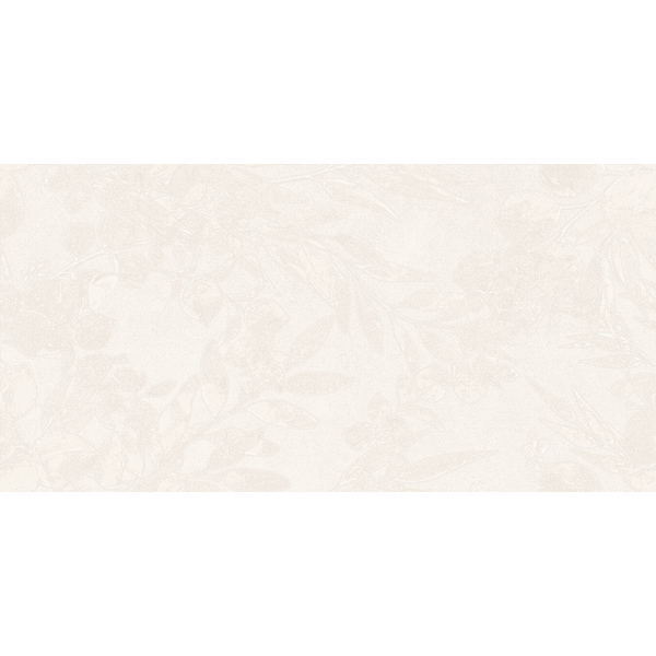 Eucalypt Floral Alabaster HiLite Matt Tile