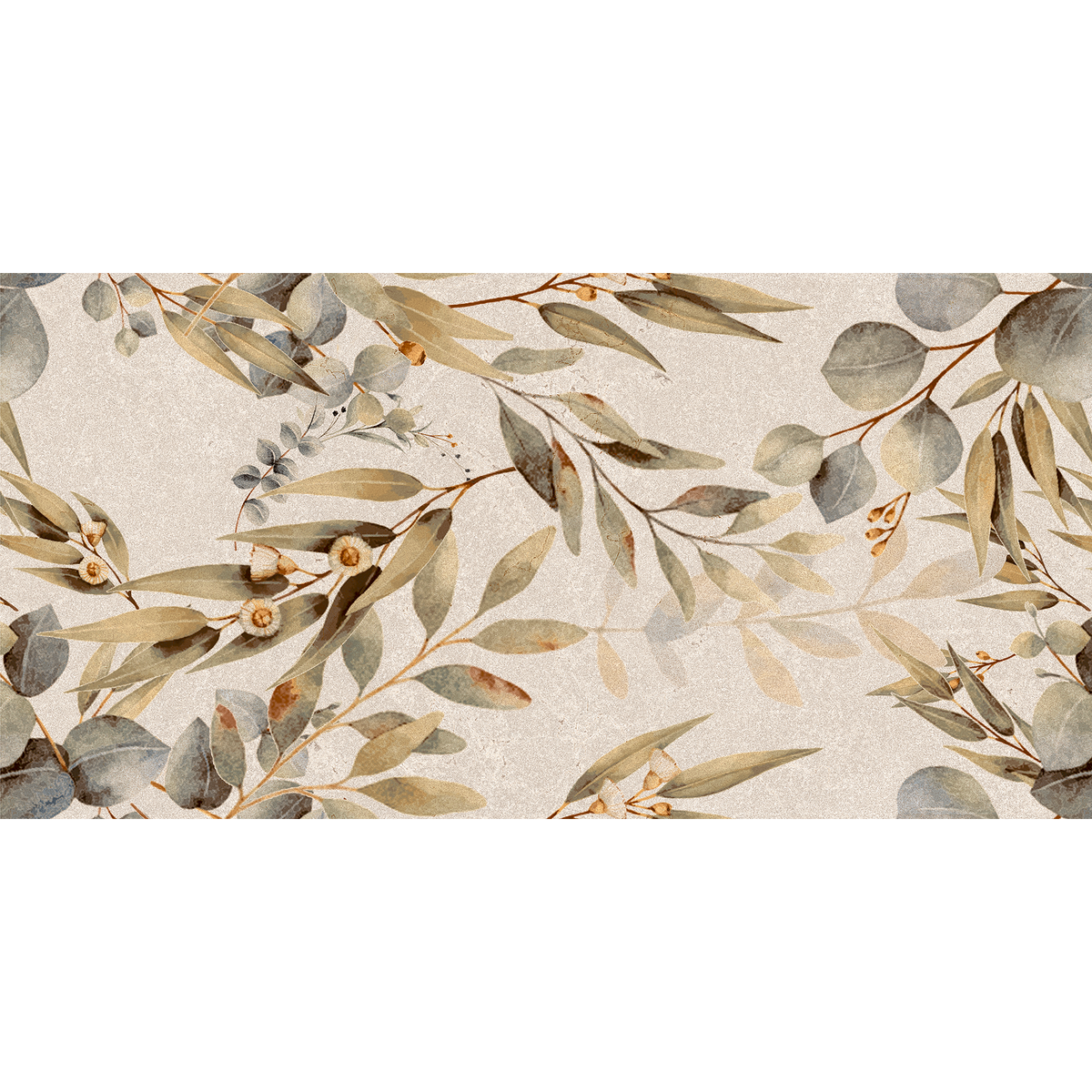 Floral Natural Matt Tile