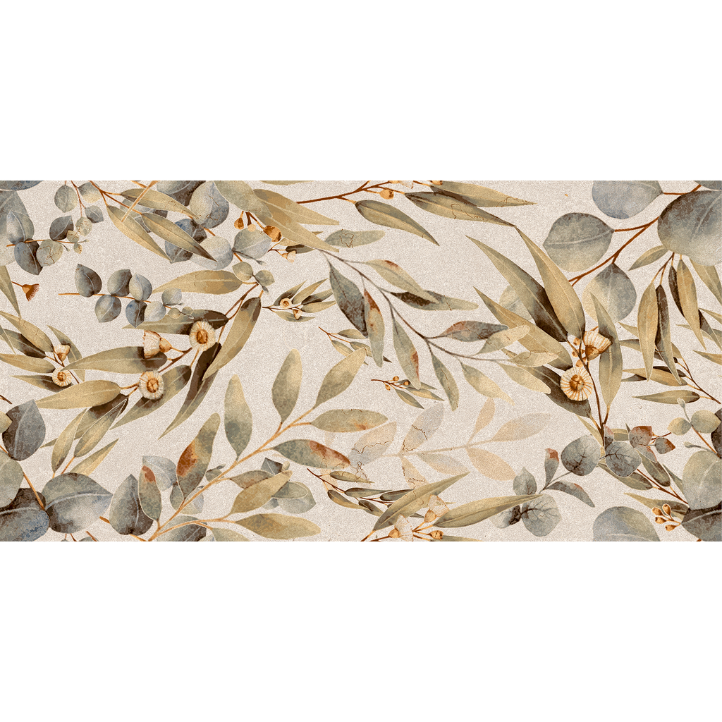 Floral Natural Matt Tile