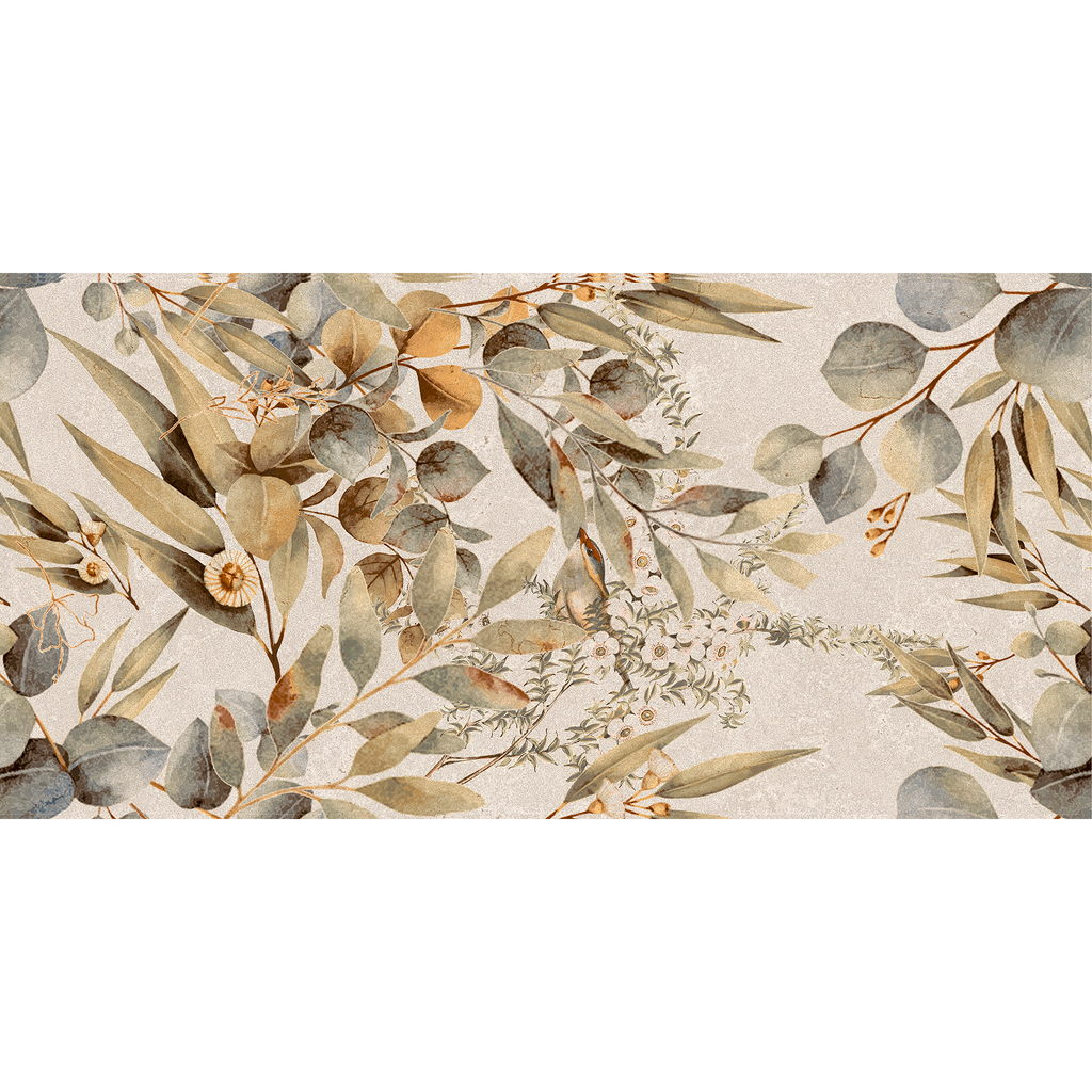 Floral Natural Matt Tile