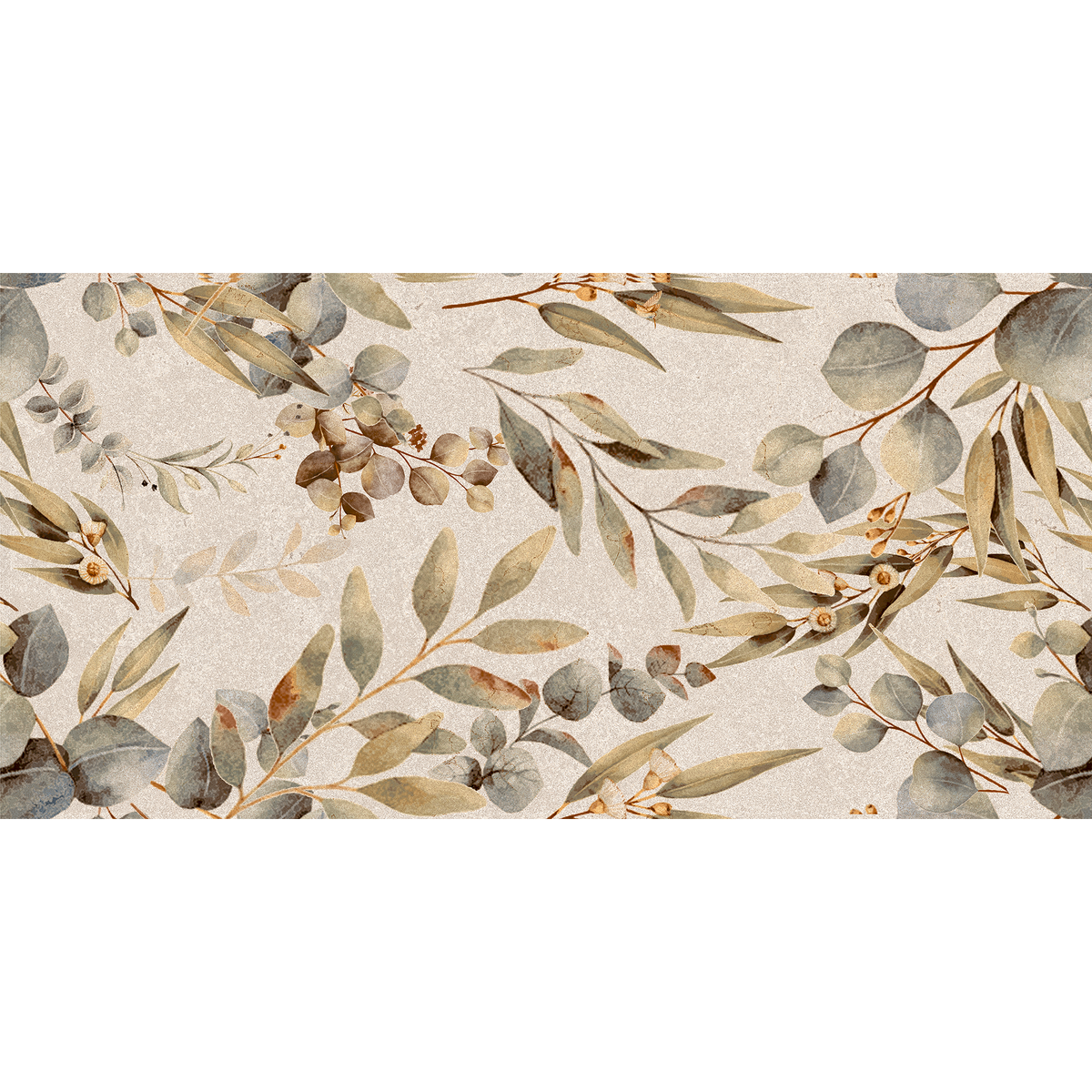 Floral Natural Matt Tile