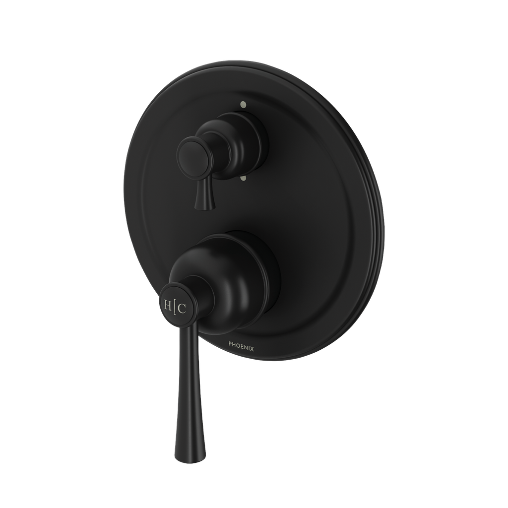 SwitchMix Shower/Bath Diverter Mixer Trim Kit Matte Black