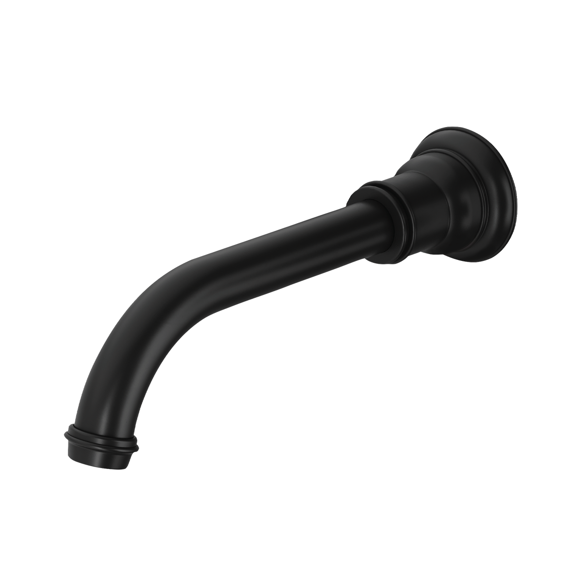 Wall Basin/Bath Outlet Matte Black