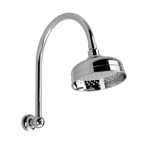 High-Rise Shower Arm & Rose Chrome