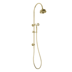 Twin Shower Brushed Gold