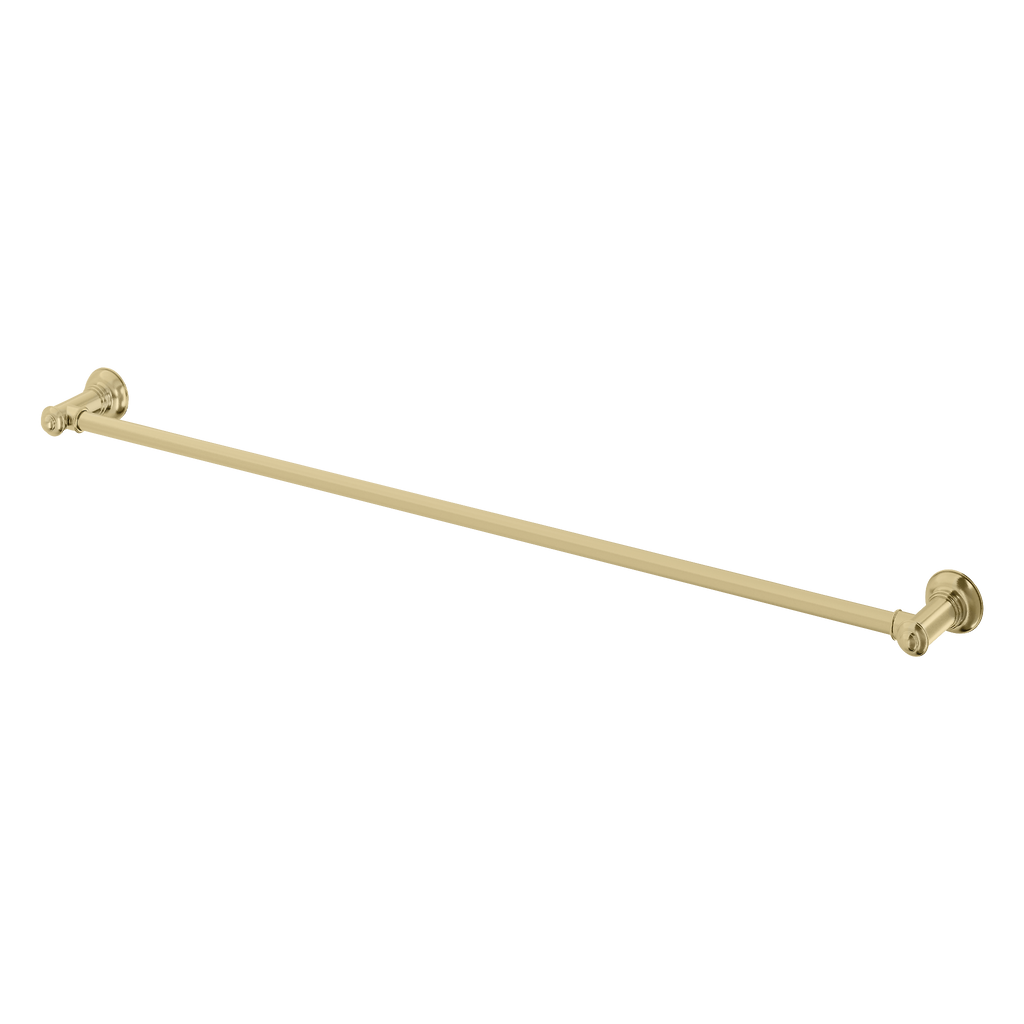 Single Towel Rail 800 Brushed Gold