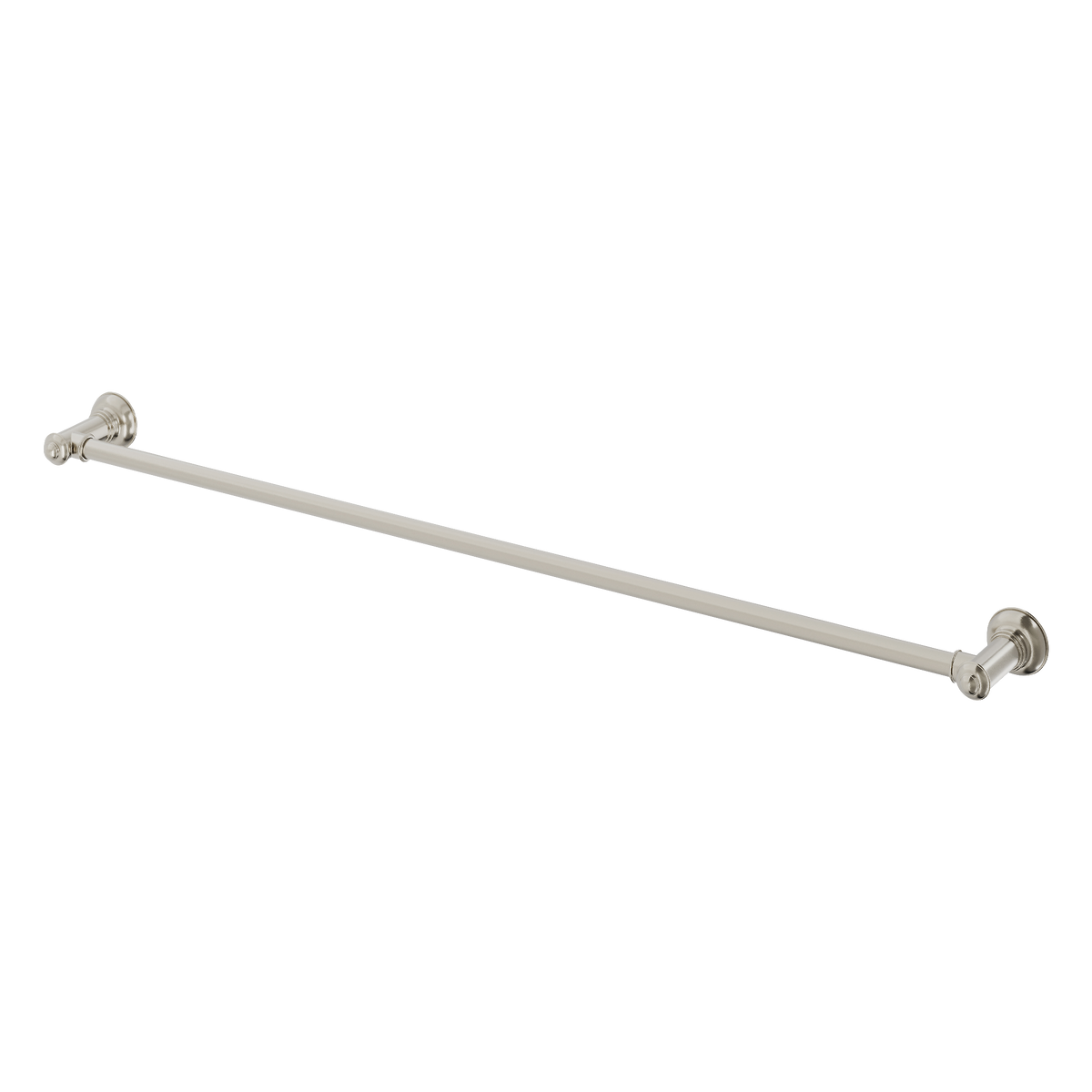 Single Towel Rail 800 Brushed Nickel