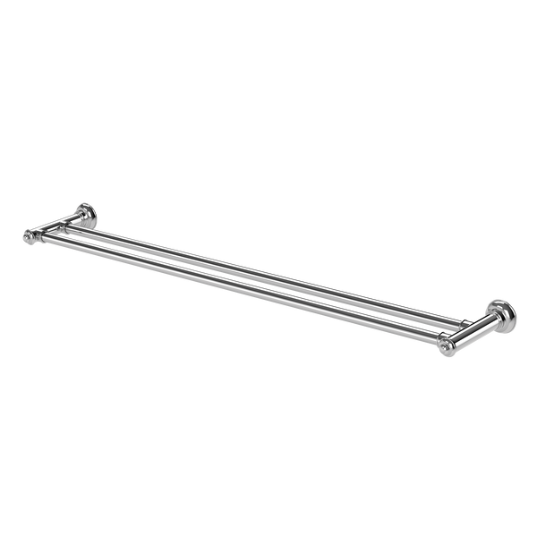 Double Towel Rail 800 Chrome