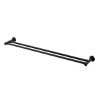 Double Towel Rail 800 Matte Black