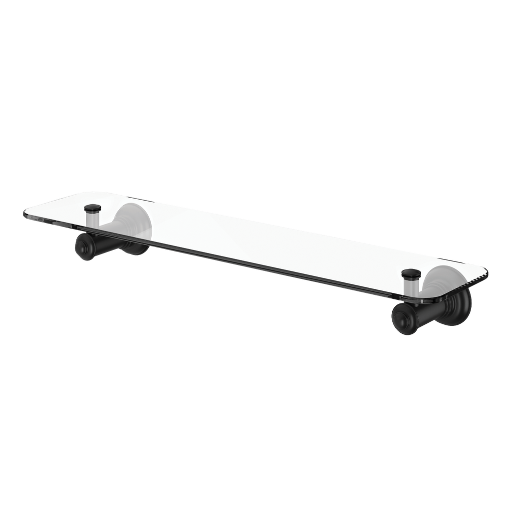 Glass Shelf 450 Matte Black