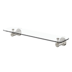 Glass Shelf 450 Brushed Nickel