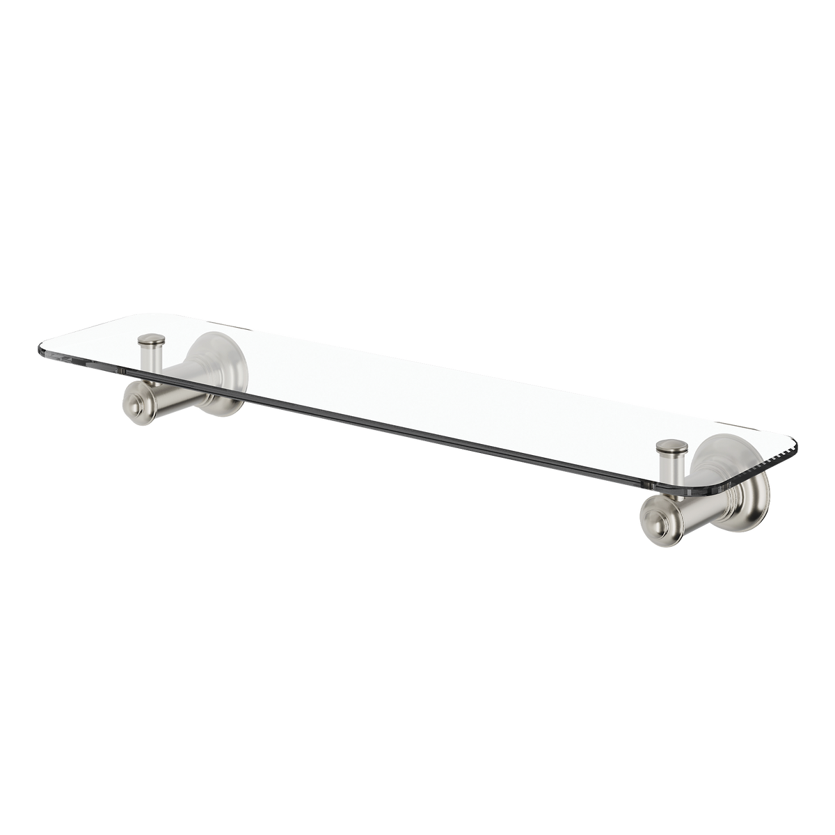 Glass Shelf 450 Brushed Nickel