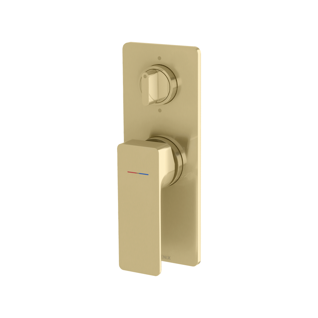 SwitchMix Shower/Bath Diverter Mixer Trim Kit Brushed Gold