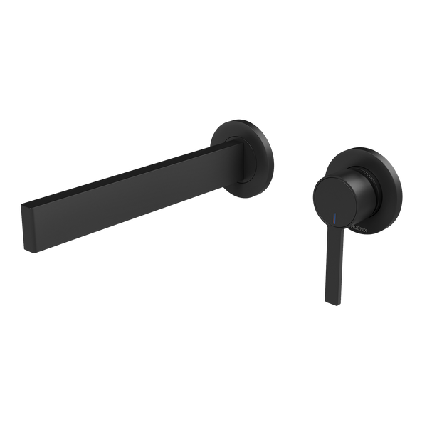 SwitchMix Wall Bath Mixer Set 200 Trim Kit Matte Black