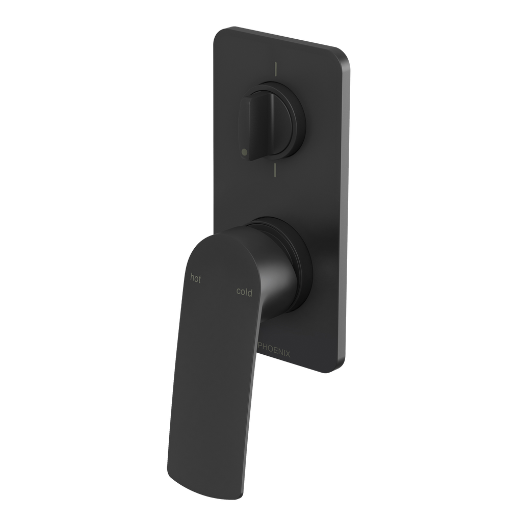 SwitchMix Shower/Bath Diverter Mixer Trim Kit Matte Black