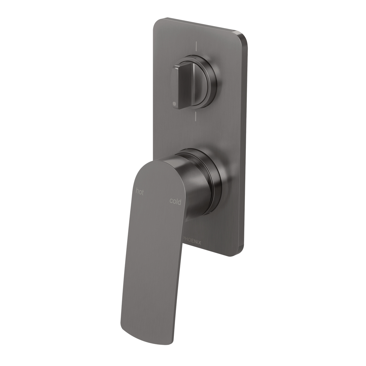 SwitchMix Shower/Bath Diverter Mixer Trim Kit Brushed Carbon