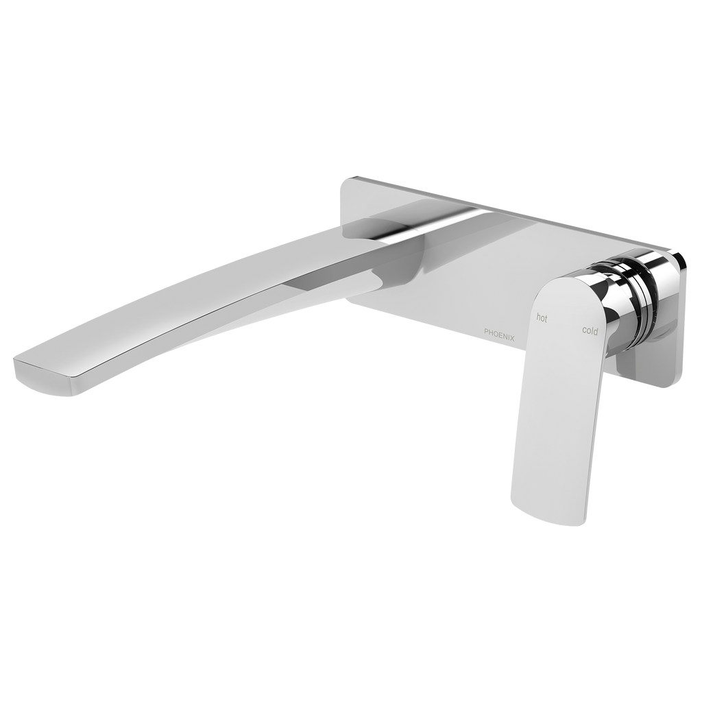 SwitchMix Wall Basin/Bath Mixer Set 200 Trim Kit Chrome