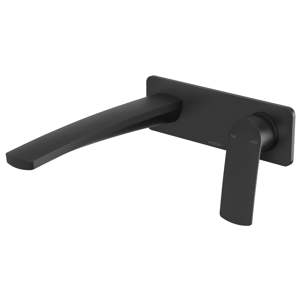 SwitchMix Wall Basin/Bath Mixer Set 200 Trim Kit Matte Black