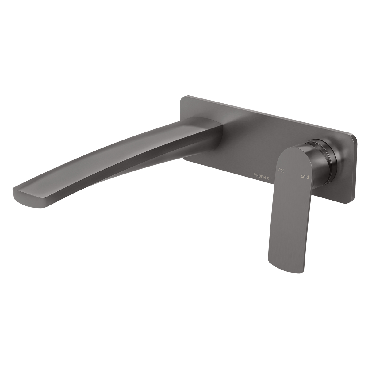 SwitchMix Wall Basin/Bath Mixer Set 200 Trim Kit Brushed Carbon
