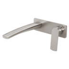 SwitchMix Wall Basin/Bath Mixer Set 200 Trim Kit Brushed Nickel