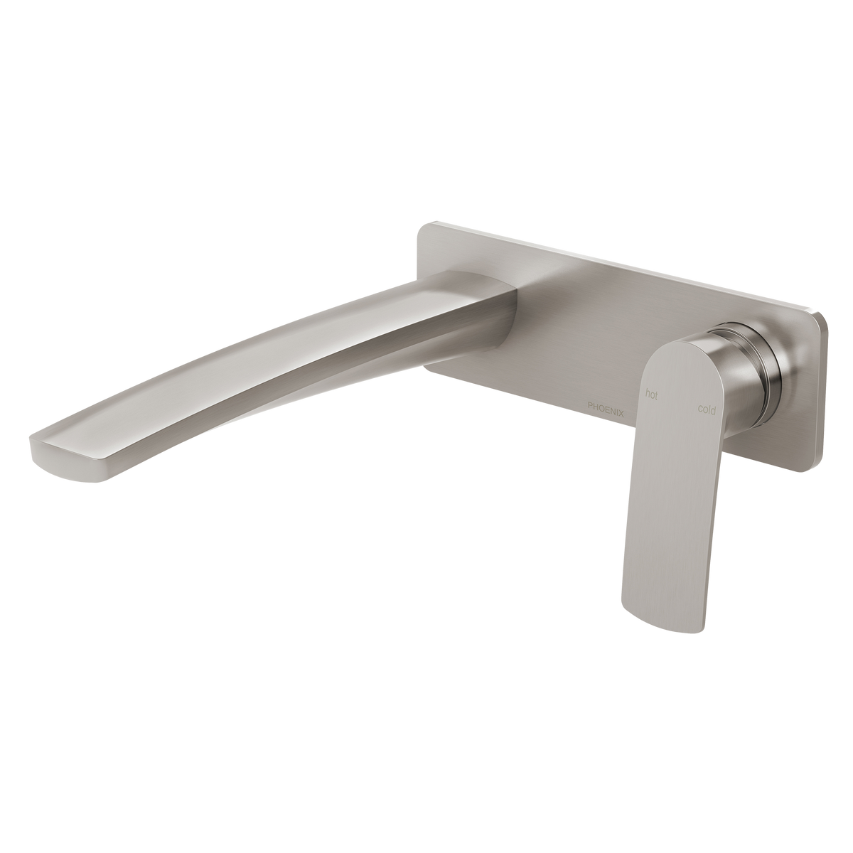 SwitchMix Wall Basin/Bath Mixer Set 200 Trim Kit Brushed Nickel