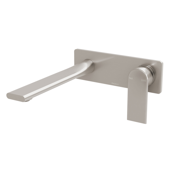 SwitchMix Wall Basin/Bath Mixer Set 200 Trim Kit Brushed Nickel